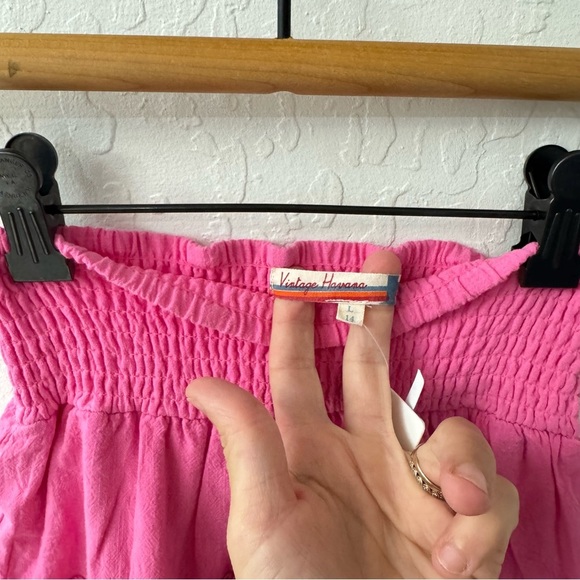 VINTAGE HAVANA HOT PINK MAXI SKIRT Kid’s LARGE 14 - Picture 6 of 7